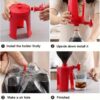 Easy-to-Use Hand-Press Red Soda Bottle Spout – Image 9