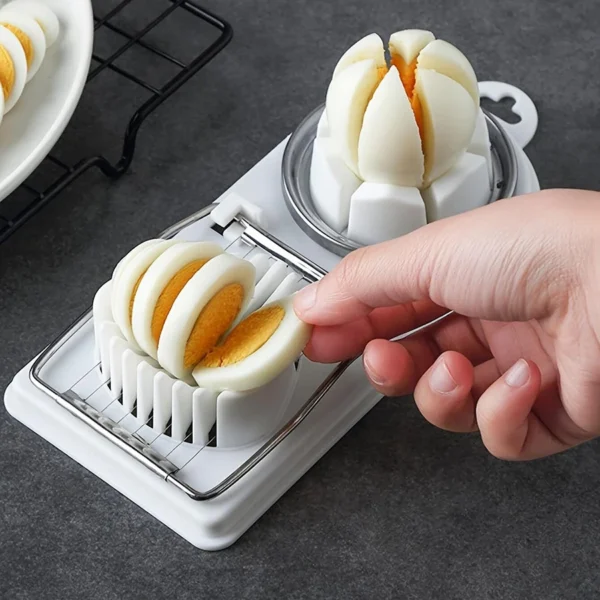 Multifunctional PP Base egg cutter 2 in 1